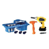 Game / Play Fisher-Price Drillin' Action Tool Set. Playset, Plastic, Toy, Driller, Pretend, Hammer, Build, Nails Toy / Child / Kid