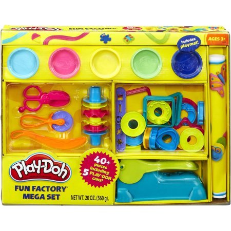 Play-Doh Over 40-Piece Fun Factory Pretend Play For Boys and Girls Mega Set