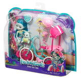 Enchantimals Built for Two Doll Playset, Turtle & Tricycle