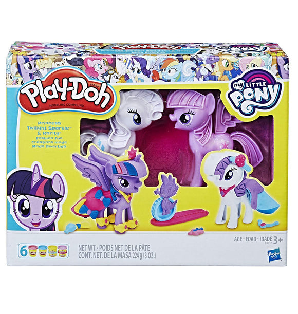 Play-Doh My Little Pony Princess Twilight Sparkle and Rarity Fashion Fun